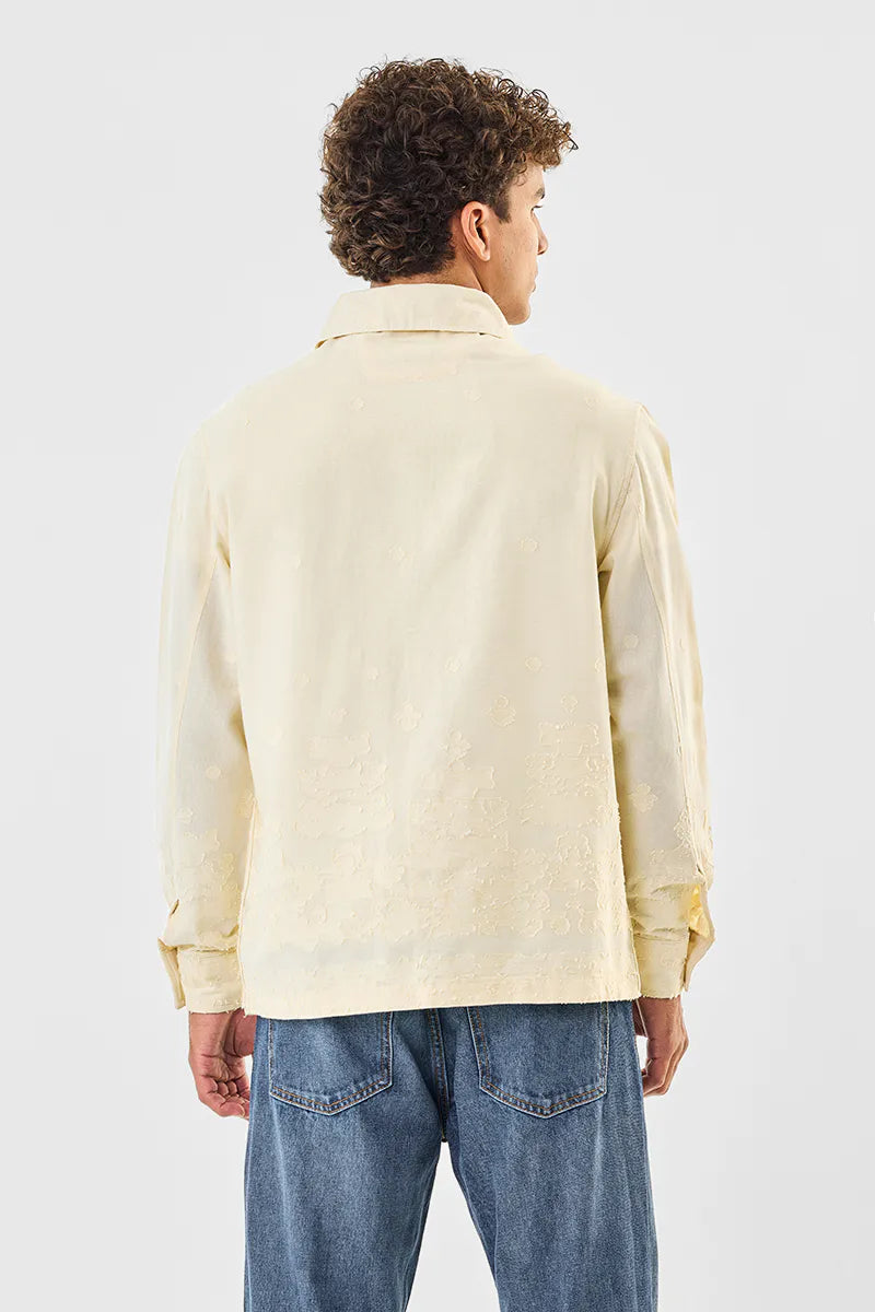 Regular Fit Jacquard Overshirt